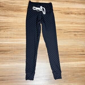 925fit Women's Black Jacquard Pants Size XS